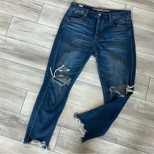 American Eagle hi-rise girlfriend jeans size 10